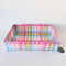 Recycled Plastic Tray - 3 Sizes | Blue Multi by Nibbanah. Australian Art Prints, Gifts, Fashion and Homewares. Green Door Decor. www.greendoordecor.com.au