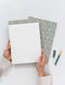 A4 Notepad (Lined) | Golden Wattle by Bespoke Letterpress. Australian Art Prints, Gifts, Fashion and Homewares. Green Door Decor. www.greendoordecor.com.au