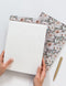 A4 Notepad (Lined) | Heritage Roses by Bespoke Letterpress. Australian Art Prints, Gifts, Fashion and Homewares. Green Door Decor. www.greendoordecor.com.au