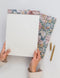 A4 Notepad (Grid) | Regency Blooms by Bespoke Letterpress. Australian Art Prints, Gifts, Fashion and Homewares. Green Door Decor. www.greendoordecor.com.au