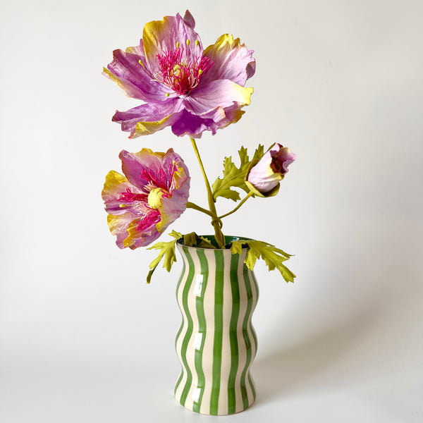 Paper Flowers - Poppy Garden Bunch | Lilac & Yellow by Nibbanah. Australian Art Prints, Gifts, Fashion and Homewares. Green Door Decor. www.greendoordecor.com.au