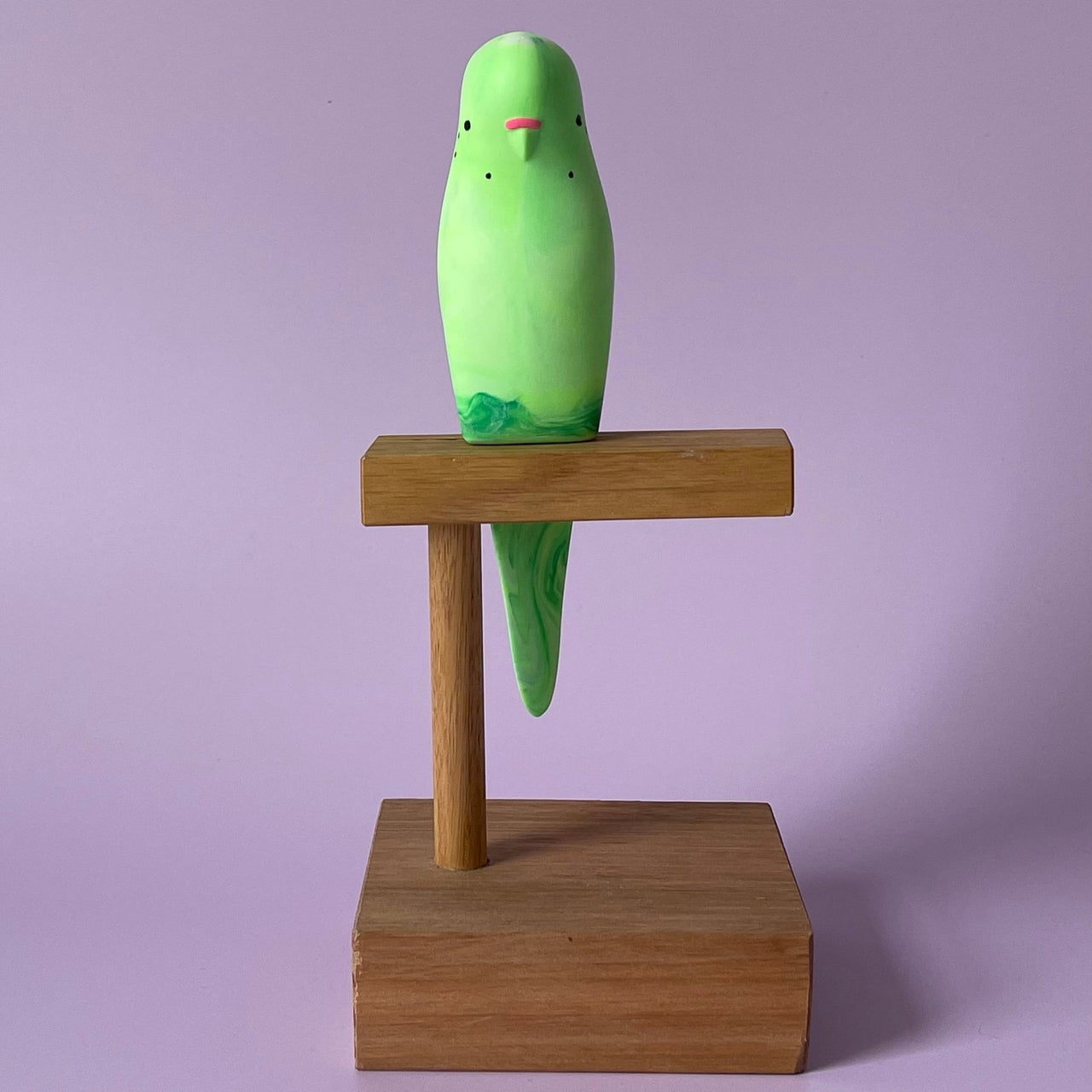 Resin Budgerigar #2 by Pete Cromer. Australian Art Prints and Homewares. Green Door Decor. www.greendoordecor.com.au