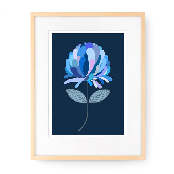 'A Colourful Life - Blue' Limited Edition Print by Claire Ishino. Australian Art Prints and Homewares. Green Door Decor. www.greendoordecor.com.au