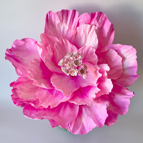 Paper Flowers - XL Primrose Flower | Pink by Nibbanah. Australian Art Prints, Gifts, Fashion and Homewares. Green Door Decor. www.greendoordecor.com.au