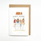 Abba Wonderful Birthday | Greeting Card by Well Drawn. Australian Art Prints and Homewares. Green Door Decor. www.greendoordecor.com.au