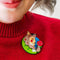 Accursed Gentleman Brooch | Erstwilder x Pete Cromer Fairy Tales Collection. Australian Art Prints, Gifts, Fashion and Homewares. Green Door Decor. www.greendoordecor.com.au