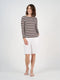 Adele Long Sleeve Bamboo Top | Brown Stripe by Lou Lou Australia. Australian Art Prints, Gifts, Fashion and Homewares. Green Door Decor. www.greendoordecor.com.au
