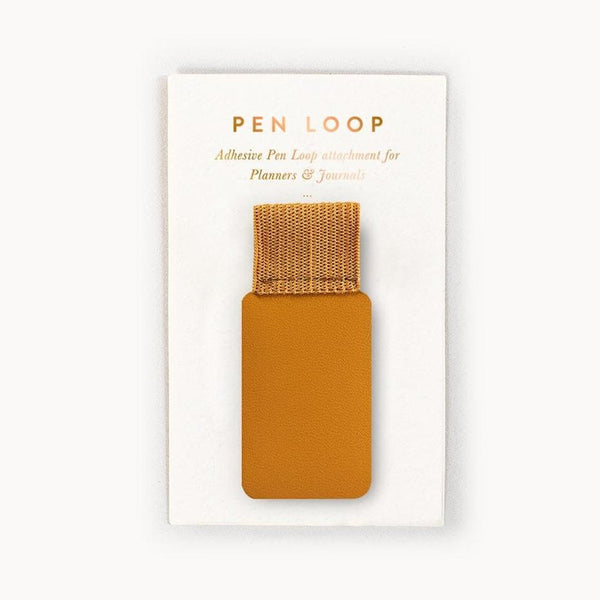 Adhesive Rectangle Pen Loop | Mustard by Bespoke Letterpress. Australian Art Prints and Homewares. Green Door Decor. www.greendoordecor.com.au