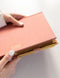 Adhesive Rectangle Pen Loop | Tea Rose Pink by Bespoke Letterpress. Australian Art Prints, Gifts, Fashion and Homewares. Green Door Decor. www.greendoordecor.com.au