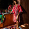 'Agata' Cotton Robe by Sage and Clare. Australian Art Prints, Gifts, Fashion and Homewares. Green Door Decor. www.greendoordecor.com.au