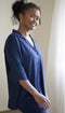 Alanis 3/4 Sleeve Collared Bamboo Shirt | Navy by Lou Lou Australia. Australian Art Prints, Gifts, Fashion and Homewares. Green Door Decor. www.greendoordecor.com.au