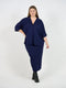 Alanis 3/4 Sleeve Collared Bamboo Shirt | Navy by Lou Lou Australia. Australian Art Prints, Gifts, Fashion and Homewares. Green Door Decor. www.greendoordecor.com.au