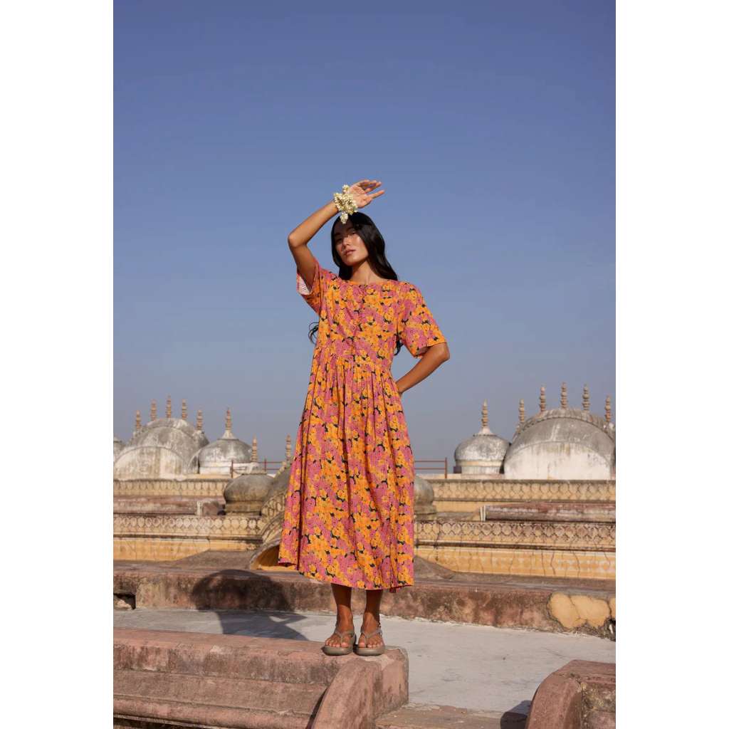 Alba Dress | Sunset Floral