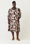 Alba Shirt Dress | Hydrangea Pink by Nancybird. Australian Art Prints, Gifts, Fashion and Homewares. Green Door Decor. www.greendoordecor.com.au