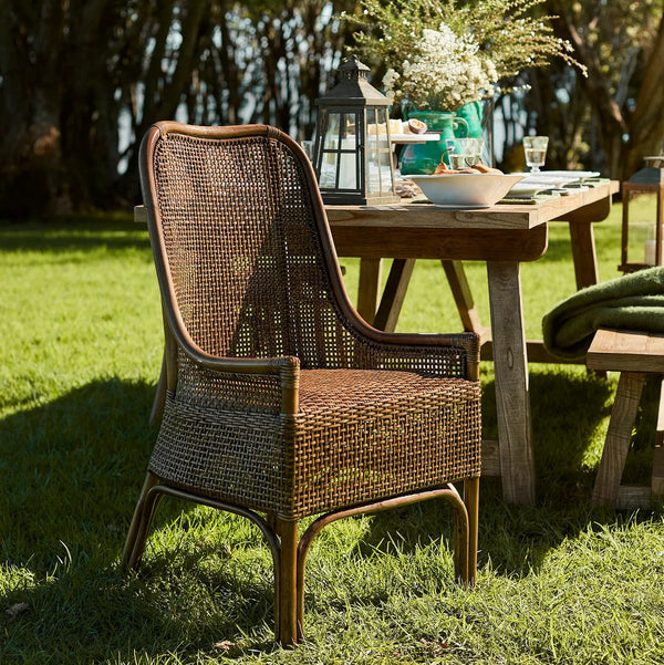Albany Rattan Chair by French Country Collections. Australian Art Prints and Homewares. Green Door Decor. www.greendoordecor.com.au
