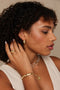 Alina opal gold hoop by ToniMay. Australian Art Prints and Homewares. Green Door Decor. www.greendoordecor.com.au