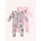 'All my Hearts' Precious Frill Coverall Set - 2 pack | Parfait Pink by Fleur Harris. Australian Art Prints and Homewares. Green Door Decor. www.greendoordecor.com.au