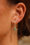 'Allegra' Apatite Gold Earrings by ToniMay. Australian Art Prints, Gifts, Fashion and Homewares. Green Door Decor. www.greendoordecor.com.au