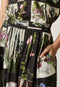 Alma Yoke Skirt | Charcoal Archive Floral by Nancybird. Australian Art Prints, Gifts, Fashion and Homewares. Green Door Decor. www.greendoordecor.com.au