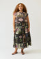 Alma Yoke Skirt | Charcoal Archive Floral by Nancybird. Australian Art Prints, Gifts, Fashion and Homewares. Green Door Decor. www.greendoordecor.com.au