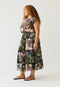 Alma Yoke Skirt | Charcoal Archive Floral by Nancybird. Australian Art Prints, Gifts, Fashion and Homewares. Green Door Decor. www.greendoordecor.com.au
