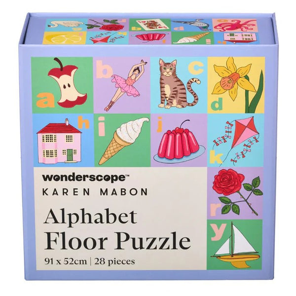 Alphabet Floor Puzzle - Wonderscope | Karen Mabon. Australian Art Prints and Homewares. Green Door Decor. www.greendoordecor.com.au