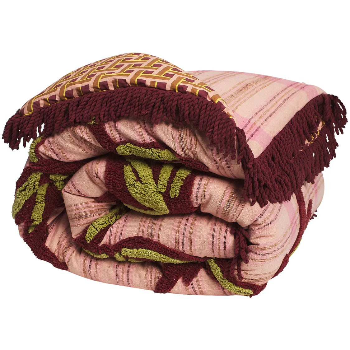 'Aneta' Tufted Blanket by Sage and Clare. Australian Art Prints, Gifts, Fashion and Homewares. Green Door Decor. www.greendoordecor.com.au