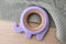 Animal Silicone Teether | Elephant - Purple by Eleganter Australia. Australian Art Prints, Gifts, Fashion and Homewares. Green Door Decor. www.greendoordecor.com.au