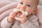 Animal Silicone Teether | Koala - Pink by Eleganter Australia. Australian Art Prints, Gifts, Fashion and Homewares. Green Door Decor. www.greendoordecor.com.au