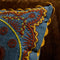 'Anneliese' Reversible Denim Cushion | Peridot by Sage and Clare. Australian Art Prints, Gifts, Fashion and Homewares. Green Door Decor. www.greendoordecor.com.au