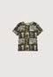 Apollo Tee | Charcoal Archive Floral by Nancybird. Australian Art Prints, Gifts, Fashion and Homewares. Green Door Decor. www.greendoordecor.com.au