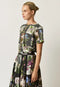 Apollo Tee | Charcoal Archive Floral by Nancybird. Australian Art Prints, Gifts, Fashion and Homewares. Green Door Decor. www.greendoordecor.com.au