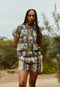 Apollo Tee | Charcoal Archive Floral by Nancybird. Australian Art Prints, Gifts, Fashion and Homewares. Green Door Decor. www.greendoordecor.com.au