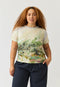 Apollo Tee | Mountain Peak by Nancybird. Australian Art Prints, Gifts, Fashion and Homewares. Green Door Decor. www.greendoordecor.com.au