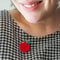 Apple Simplified Mini Brooch | Erstwilder. Australian Art Prints, Gifts, Fashion and Homewares. Green Door Decor. www.greendoordecor.com.au