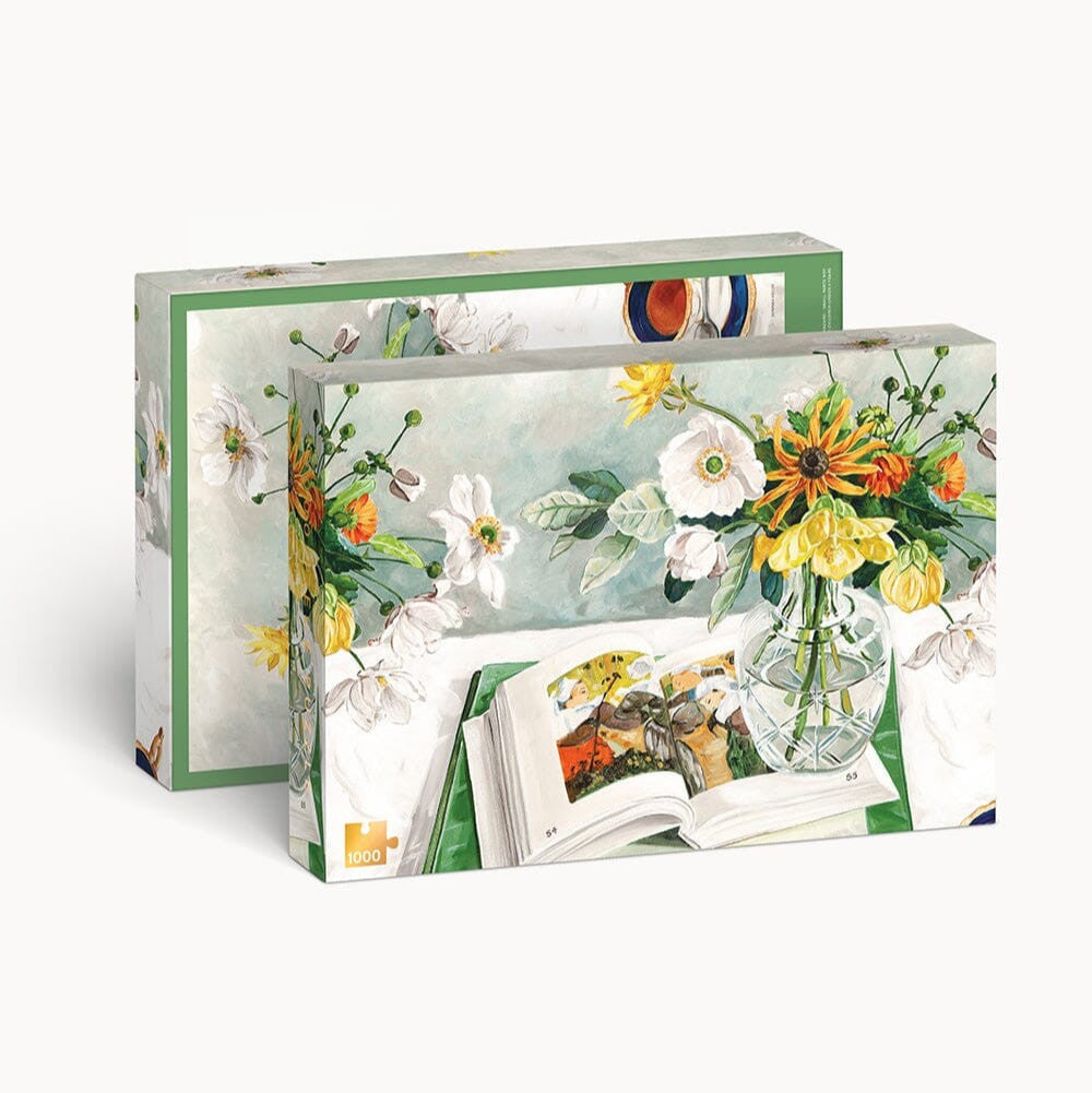 'April Blooms' 1000 Piece Puzzle by Bespoke Letterpress. Australian Art Prints and Homewares. Green Door Decor. www.greendoordecor.com.au