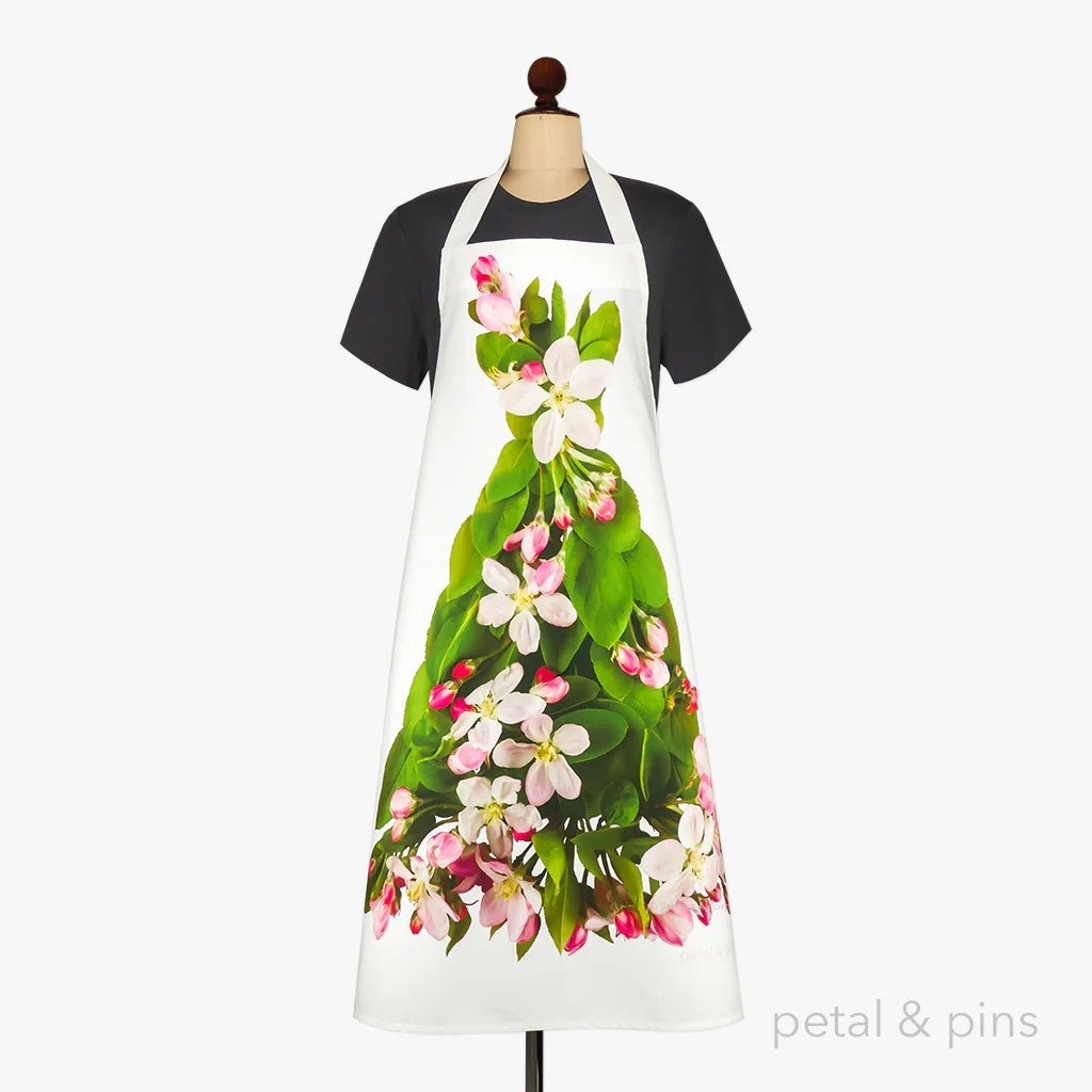 Apron | Apple Blossom by Petal & Pins. Australian Art Prints, Gifts, Fashion and Homewares. Green Door Decor. www.greendoordecor.com.au