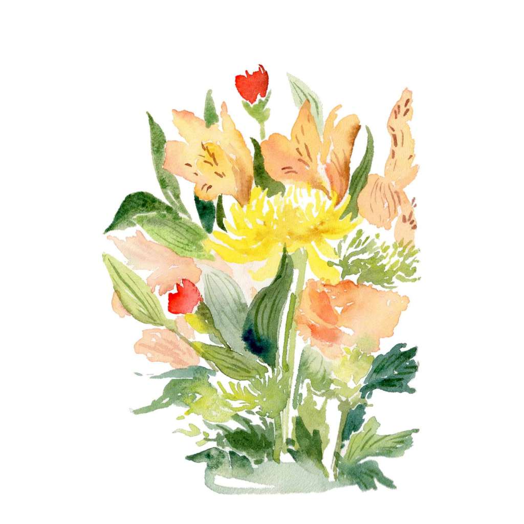 'Lily' Fine Art Print | Choose Arts by Qing Zhang. Australian Art Prints and Homewares. Green Door Decor. www.greendoordecor.com.au