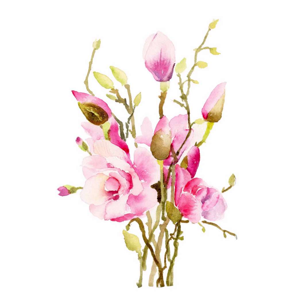 'Magnolia' Fine Art Print | Choose Arts by Qing Zhang. Australian Art Prints and Homewares. Green Door Decor. www.greendoordecor.com.au