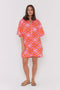 Aura Dress | Pink Blur Print