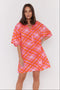 Aura Dress | Pink Blur Print