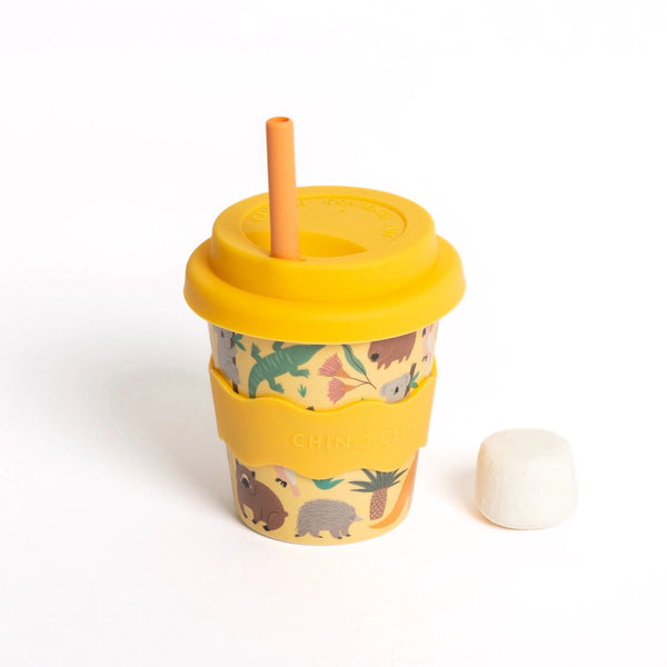 Baby Chino Cup (4oz) | Aussie Animals by Chino Club. Australian Art Prints and Homewares. Green Door Decor. www.greendoordecor.com.au