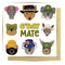 Greeting Card | Aussie Mates by La La Land. Australian Art Prints, Gifts, Fashion and Homewares. Green Door Decor. www.greendoordecor.com.au