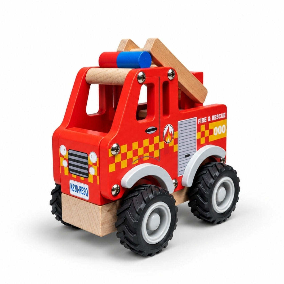 Aussie Wheels | Fire Rescue Truck by Eleganter Australia. Australian Art Prints, Gifts, Fashion and Homewares. Green Door Decor. www.greendoordecor.com.au