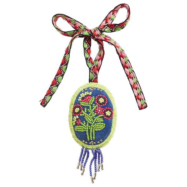 Azalea Beaded Decoration by Sage & Clare. Australian Art Prints, Gifts, Fashion and Homewares. Green Door Decor. www.greendoordecor.com.au