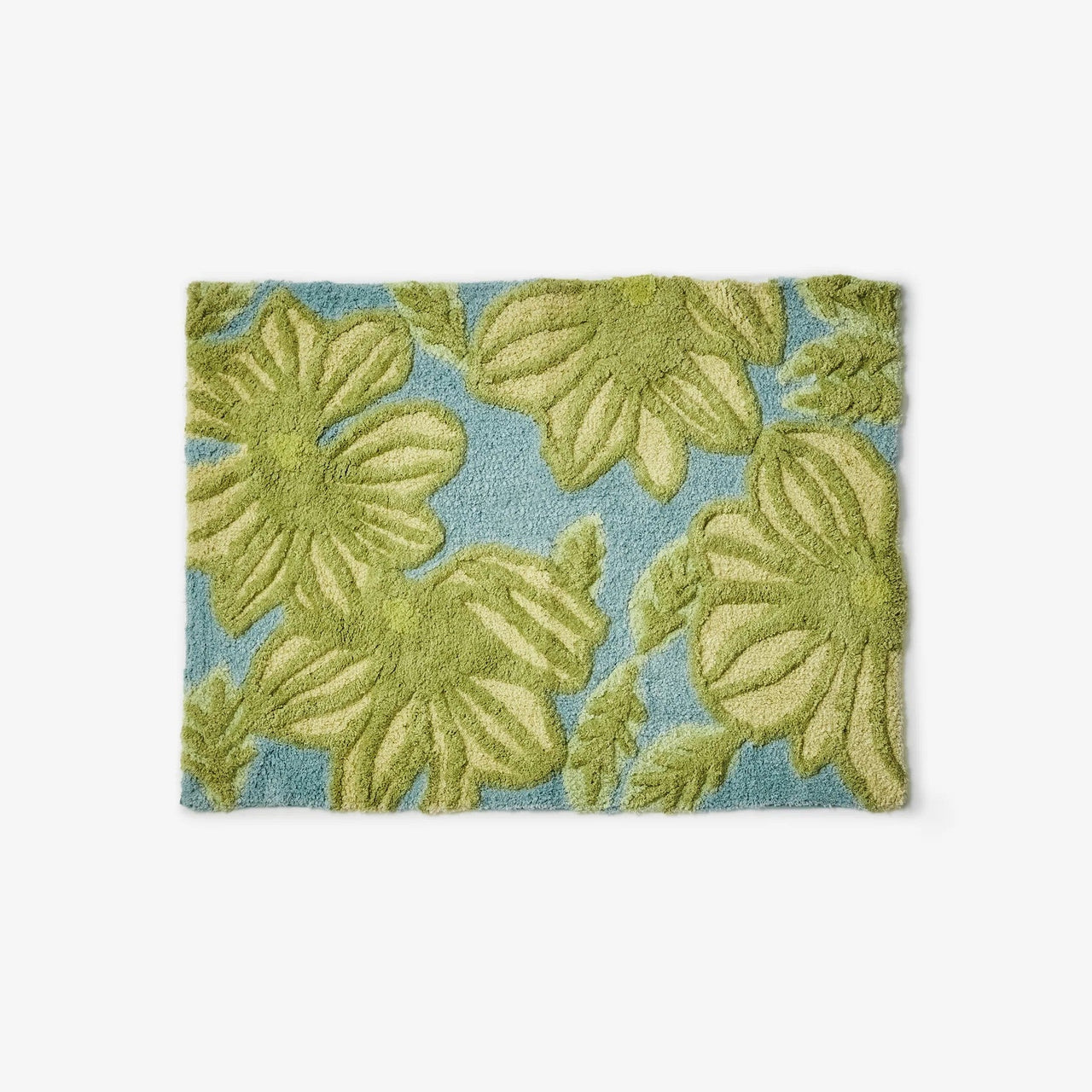 Bath Mat | Azalea Light Green by Bonnie and Neil. Australian Art Prints, Fashion and Homewares. Green Door Decor. www.greendoordecor.com.au