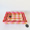 Recycled Plastic Tray - 3 Sizes | Pink Multi by Nibbanah. Australian Art Prints, Gifts, Fashion and Homewares. Green Door Decor. www.greendoordecor.com.au