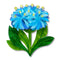 Blue Pincushion Brooch | Erstwilder X Royal Botanic Gardens Victoria. Australian Art Prints, Gifts, Fashion and Homewares. Green Door Decor. www.greendoordecor.com.au