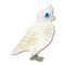 Little Corella Brooch | Erstwilder X Royal Botanic Gardens Victoria. Australian Art Prints, Gifts, Fashion and Homewares. Green Door Decor. www.greendoordecor.com.au