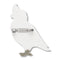 Little Corella Brooch | Erstwilder X Royal Botanic Gardens Victoria. Australian Art Prints, Gifts, Fashion and Homewares. Green Door Decor. www.greendoordecor.com.au